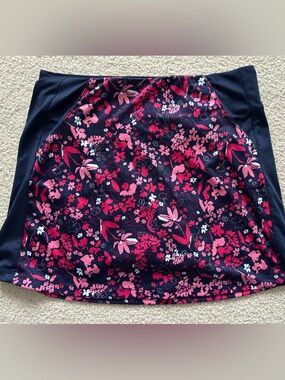 Callaway Golf Skort. Navy And Floral Print.